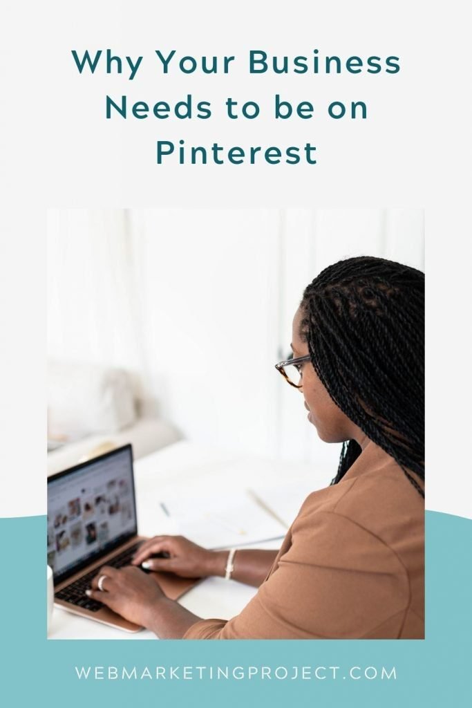 lady working on the computer thinking why your business needs to be on Pinterest