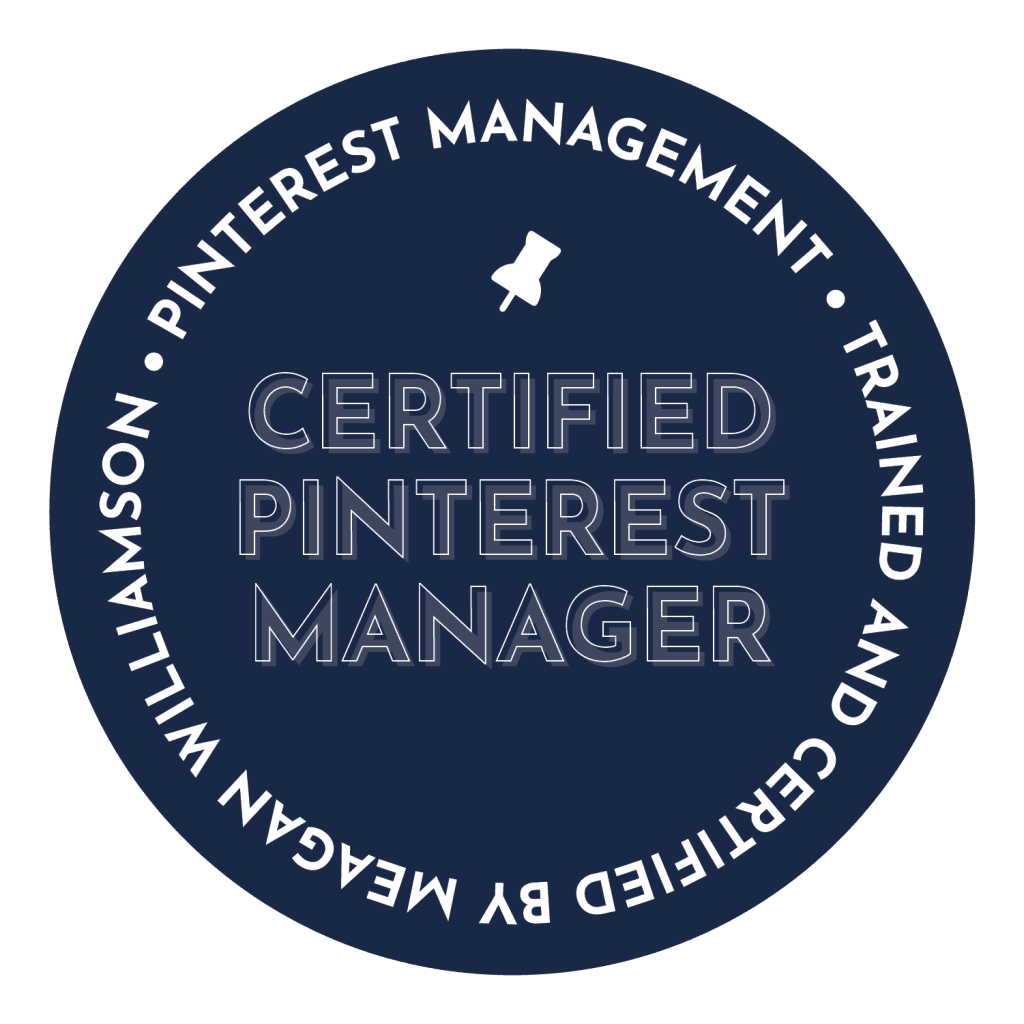 Pinterest Manager Certification Badge