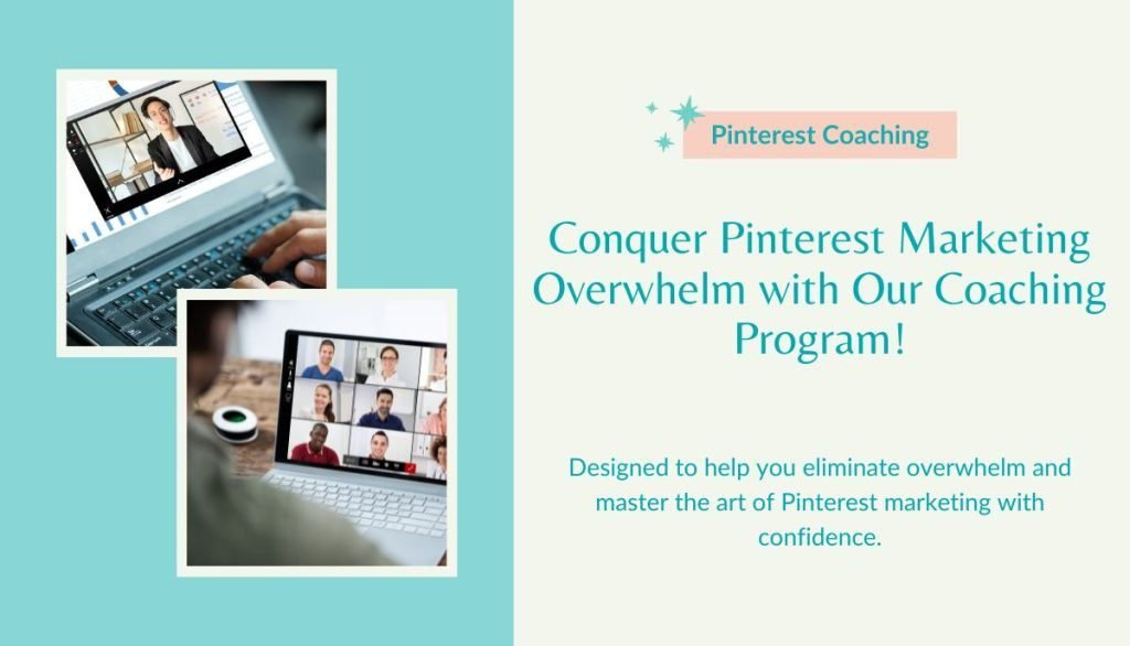 people in a coaching program online and image about Pinterest Marketing Coaching